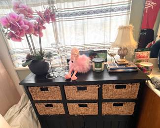 Storage Cabinet with Baskets 