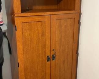 Mission Style Computer Armoire