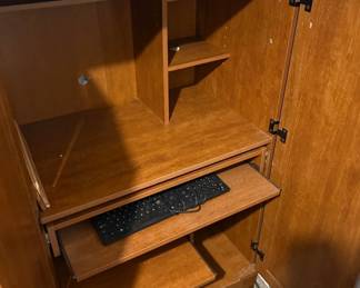 Mission Style Computer Armoire