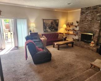 Two Reclining Lounge Chairs