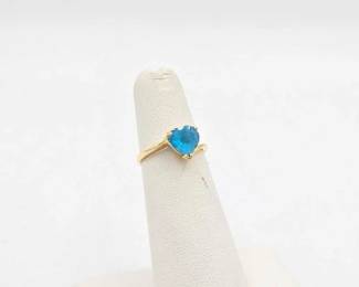 709 14k Gold SemiPrecious Stone Ring, 1.8g