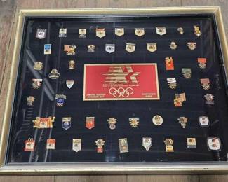 7526 Framed Games of the XXIIIrd Olympiad Los Angeles 1984 Limited Edition Sponser Set