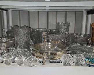 7574 Glass Pitcher, Bowls More