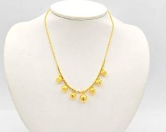 616 18k Gold Necklace, 9.4g