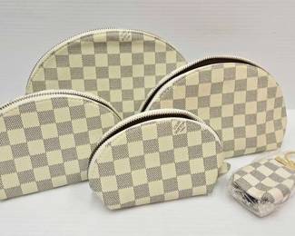 1816 Louis Vuitton Damier Azur Canvas Pouches