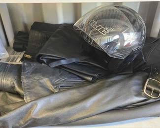 7620 Motorcycle Helment, Leather Jackets Chaps