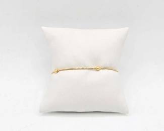634 18k Gold Bracelet, 2.8g