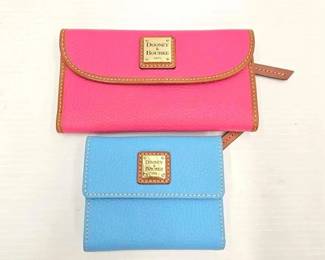 1820  2 Dooney  Bourke 1975 Wallets 