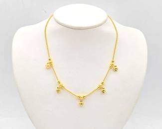 622 18k Gold Necklace, 8.8g