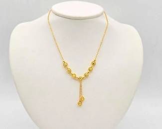 654 18k Gold Necklace, 8.1g