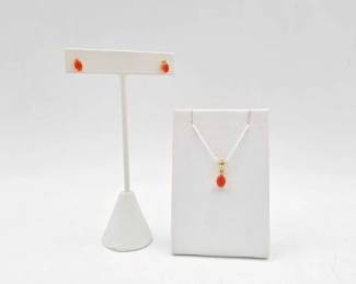 792 14k Gold Earrings Pendant, 1.9g