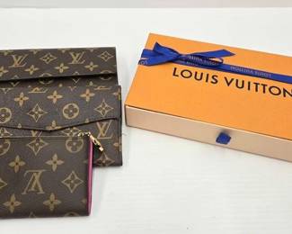 1814  Louis Vuitton Monogram Canvas Wallets  Box 