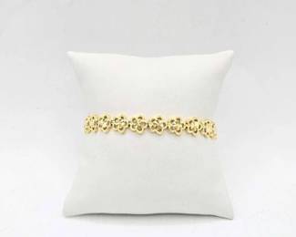 718  14k Gold Bracelet, 8g 