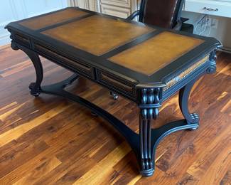 Hooker, Leather Top Writing Desk & Leather Desk Chair