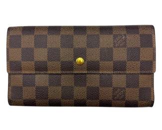 Louis Vuitton Damier Ebene Long Wallet