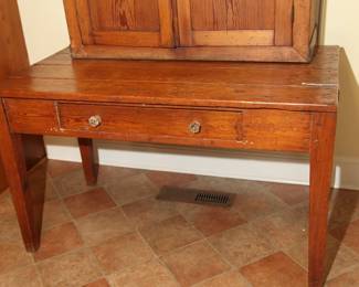 Pine kitchen work table