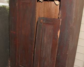 TERRELL CO. PRIMITIVE ARMOIRE