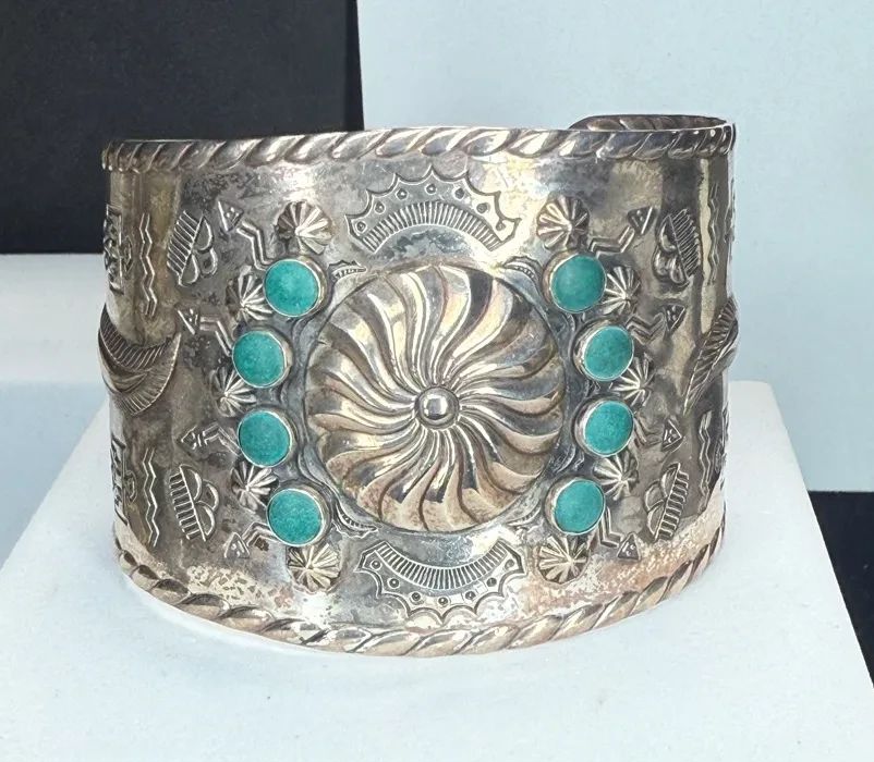 Bell Trading Post Sterling Navajo Cuff Bracelet