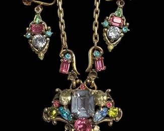 Hollycraft 1953 Necklace Earrings