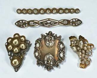 Vintage Bar Pins, Brooches Buckle