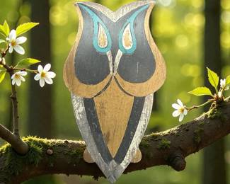 Cecilio Tono, Pedra Negra Sterling Turquoise Owl