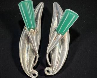 Manuel Pedro Ortiz, Taxco Sterling Screwbacks