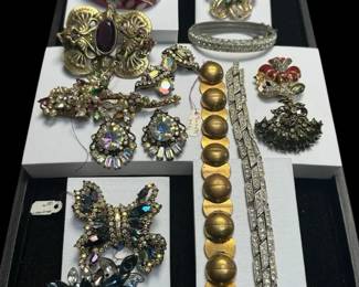 Beautiful but broken jewelry to repair or wear as is.