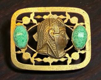 Egyptian Revival Brooch Or Sash Pin