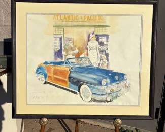 Vintage Automobile Artwork