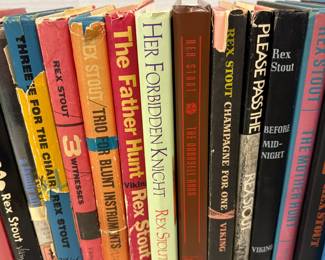 Huge Rex Stout Book Collection