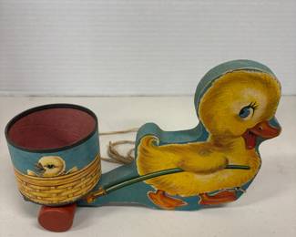 Wooden Pull Toy Duckling