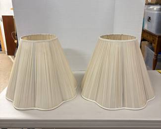 Scalloped Lamp Shades