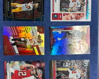 Tom Brady six pack NFL player card set