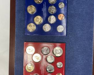 complete 36 piece, keydate, 2012 uncirculated US mint set 