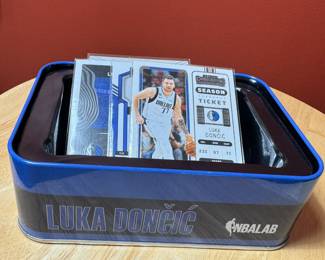 Luka Doncic nba player card set 