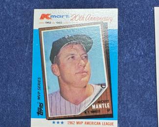 vintage Kmart, Mickey Mantle card