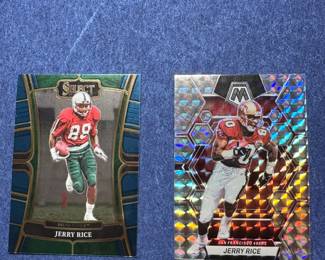 Jerry Rice, NFL player cards