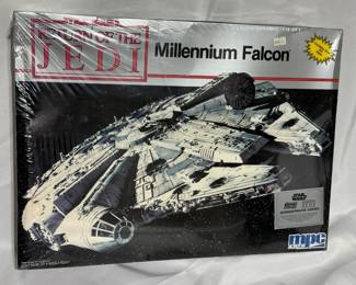 unopened return of the jedi millennium falcon model 