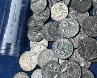 Collector tube of bicentennial quarters