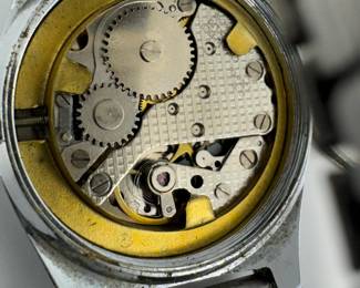 1970s kronotron, mechanical wind, multi jewel  wristwatch