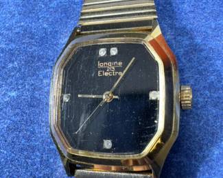 longine by electra automatic diamond watch