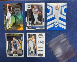 Luka Doncic nba player card set 