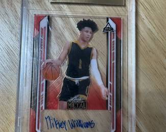 Mikey Williams, 1 of 1, unreleased rookie card 