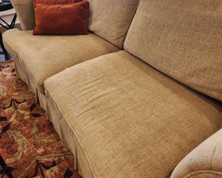 Sofa with Pleated Skirt