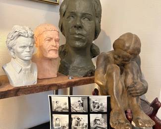 Authentic sculptures by John Martell - perfect statement pieces for collectors and art-forward homes.