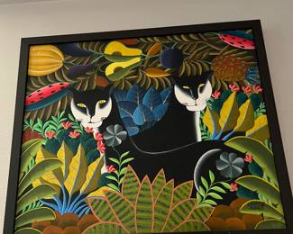 Haitian Painting by Emmanuel Joseph