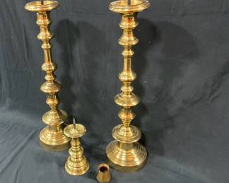  03 Brass Candlesticks 