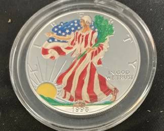 1998 Walking Liberty Silver Coin