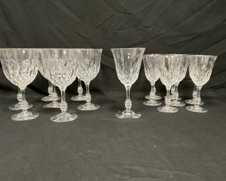 Cut Glassware Set