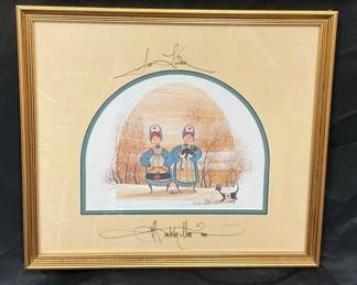 Buckley Moss Nursing Team Autographed Print